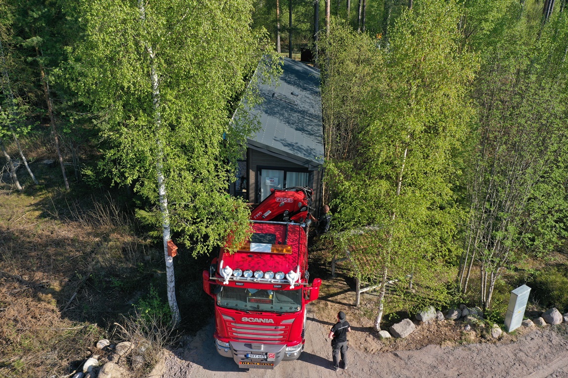 Leverans av största villavagnen i s