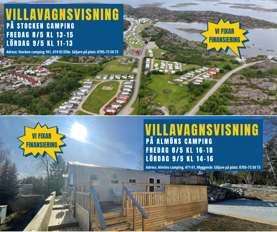 Välkommen på villavagnsvisning vid havetF