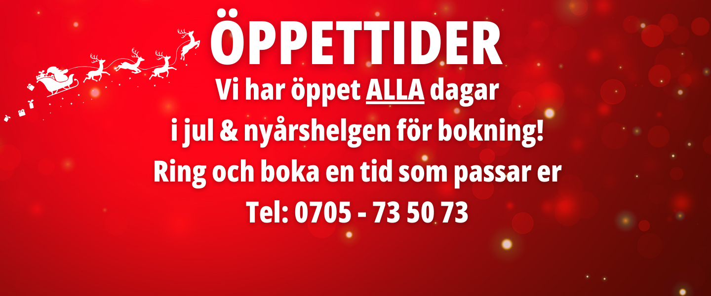öppettider i jul och nyår