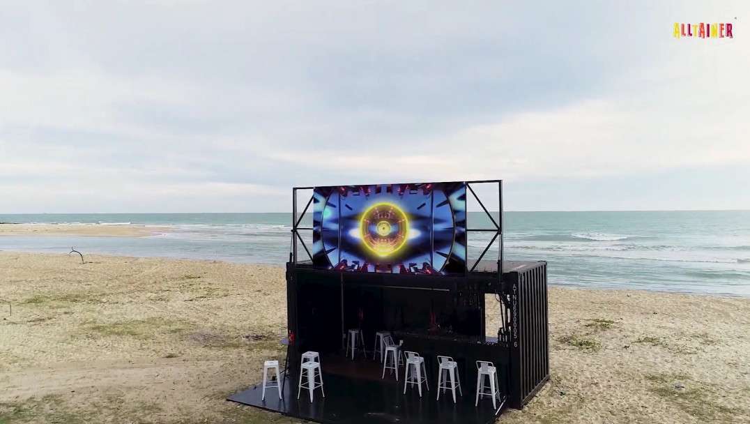 pop-up event container