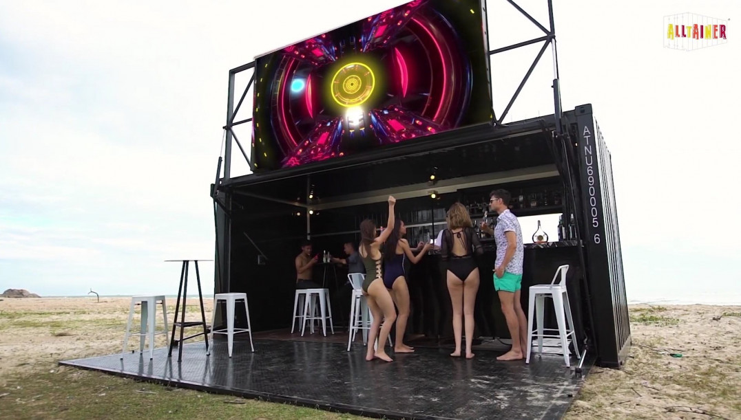 pop-up event container