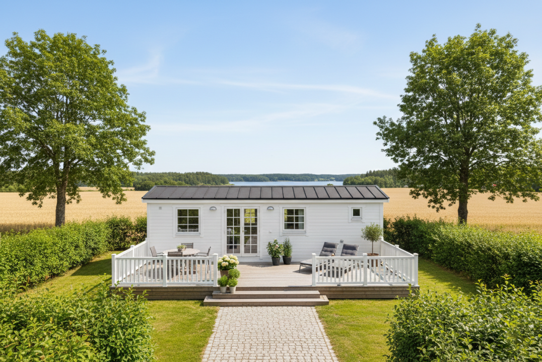 nyproduktion, svensktillverkat, fritidshus, 