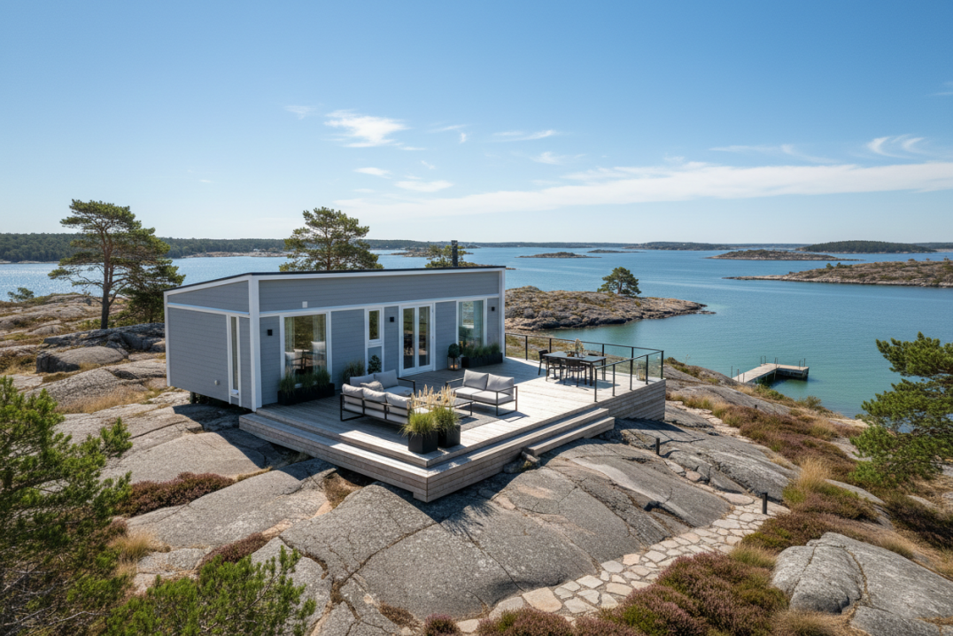 nyproduktion, svensktillverkat, fritidshus, komplementbostadshus, attefall